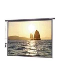 Da-Lite Slimline Electrol - Projection screen - ceiling mountable, wall mountable - motorized - 100in (100 in) - 4:3 - Matte White