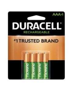 Duracell NiMH Rechargeable AAA Batteries, Pack Of 4