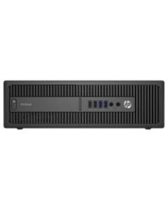 HP Prodesk 600 G1 Refurbished Desktop PC, Intel Core i3, 4GB Memory, 500GB Hard Drive, Windows 10, 600G1.I3.4.500