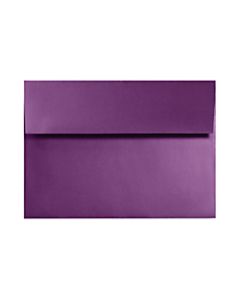 LUX Invitation Envelopes, #4 Bar (A1), Peel & Press Closure, Purple Power, Pack Of 1,000