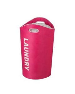 Honey-Can-Do Foam Laundry Tote, 26 7/8in, Pink