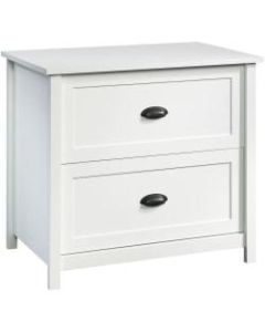Sauder County Line 34inW Lateral 2-Drawer File Cabinet, Soft White