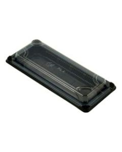 Stalk Market Compostable Food Trays, With Lids, 18in x 10in, Clear, Pack Of 400 Trays