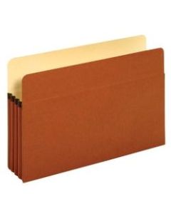 Office Depot Brand Standard Redrope File Pockets, 3 1/2in Expansion, Legal Size, Brown, Pack Of 5