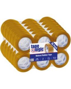 Tape Logic #50 Natural Rubber Tape, 3in Core, 2in x 110 Yd., Clear, Case Of 36