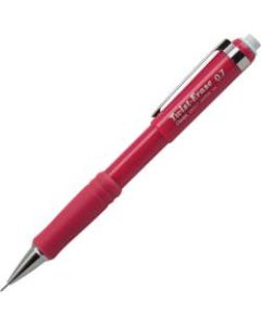 Pentel Twist-Erase III Mechanical Pencil, #2 Lead, 0.7 mm, Refillable, Red Barrel