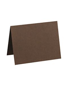 LUX Folded Cards, A6, 4 5/8in x 6 1/4in, Chocolate Brown, Pack Of 250