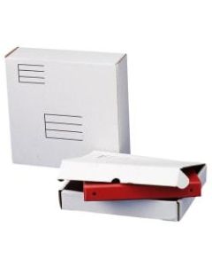 Quality Park White Corrugated Binder Mailer - Corrugated - 10 1/2in Width x 12in Length - 2 1/8in Gusset - 1Each - White