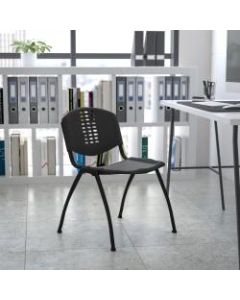 Flash Furniture HERCULES Series Stack Chair, Black