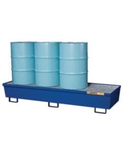 Steel Spill Control Pallets, Galvanized, 31.5 in x 94 1/8 in