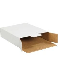 Office Depot Brand White Side Loading Locking Mailers, 12 1/8in x 11 5/8in x 2 5/8in, Pack Of 50