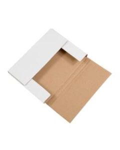 Office Depot Brand Easy-Fold Mailers, 11 1/8inL x 8 5/8inW x 1inH, White, Pack Of 50