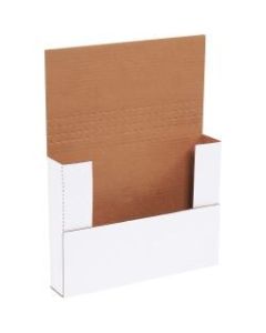 Office Depot Brand Easy-Fold Mailers, 11 1/8inL x 8 5/8inW x 2inH, White, Pack Of 50