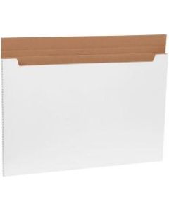 Office Depot Brand White Jumbo Fold-Over Mailers, 36in x 24in x 1in, Pack Of 20