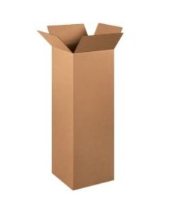 Office Depot Brand Tall Boxes, 12in x 12in x 36in, Kraft, Pack Of 15