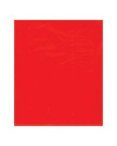 Office Depot Brand Flat 2-Mil Poly Bags, 15in x 18in, Red, Case Of 1,000