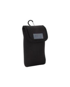 USA Gear - Pouch for 2-way radio - neoprene - black - for Cobra microTALK CX110, CXR725, CXR925, CXT225, CXT425; Uniden EcoTerra GMR1635