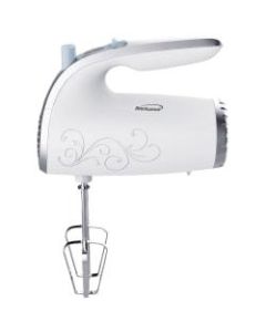 Brentwood Kitchen Essential Hand Mixer 5 Speed-White HM-48W - 150 W - White