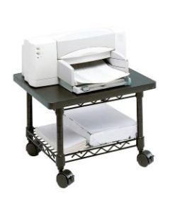 Safco Under-Desk Printer/Fax Stand, Black