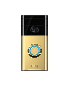 Ring Video Doorbell, Polished Brass
