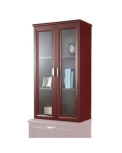 Realspace Magellan 2-Shelf Hutch For Lateral File Cabinet, Classic Cherry