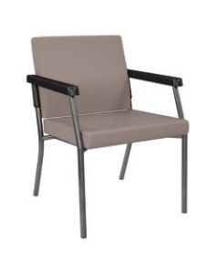 Office Star Bariatric Big & Tall Guest Chair, Stratus/Gunmetal Gray