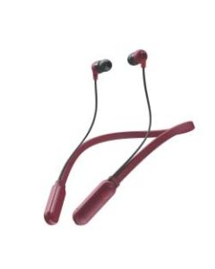 Skullcandy INK-d+ Wireless Earbud Headphones, Red/Black, S2QIW-M685