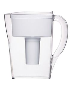 Brita Space Saver 6-Cup Water Filter Pitcher, White
