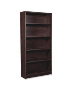 Lorell Prominence 2.0 Bookcase, 5-Shelf, Espresso