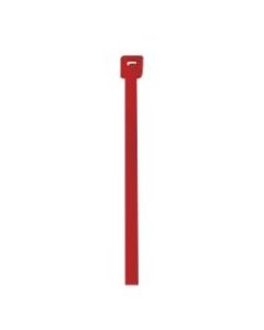 Office Depot Brand Colored Cable Ties, 18 Lb, 4in, Red, Case Of 1,000 Ties