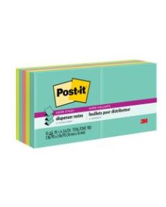 Post it Notes Super Sticky Notes, Pop-Up, 3in x 3in, Miami, Pack Of 10 Pads