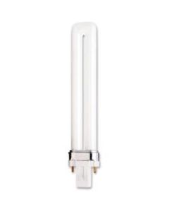 Satco 13-watt Pin-based Compact Fluorescent Bulb - 13 W - 800 lm - T4 Size - Warm White Light Color - GX23 Base - 12000 Hour - 4400.3 deg.F (2426.8 deg.C) Color Temperature - 82 CRI - Energy Saver - 50 / Carton