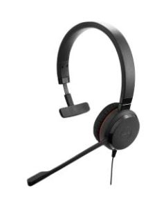 Jabra EVOLVE 30 II UC Mono Headset - Mono - Mini-phone (3.5mm) - Wired - Over-the-head - Monaural - Supra-aural - Noise Canceling