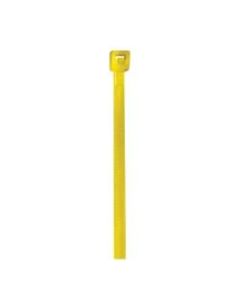 Office Depot Brand Colored Cable Ties, 18 Lb, 4in, Yellow, Case Of 1,000 Ties
