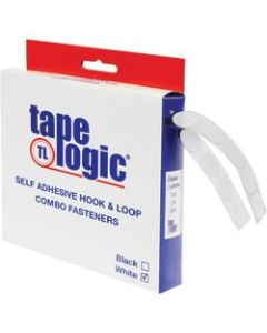 Tape Logic Sticky Back Combo Pack Hook and Loop Dots, 3/4in, White, Set of 200 Dots