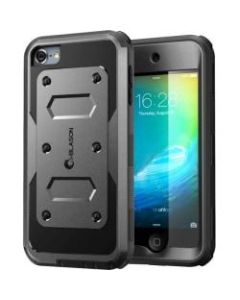i-Blason iPod Touch 6 Gen Armorbox Dual Layer Full Body Protective Case - For iPod touch 6G - Dot Pattern - Black - Drop Resistant, Scratch Resistant, Shock Absorbing, Impact Resistant - Thermoplastic Polyurethane (TPU), Polycarbonate
