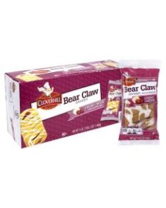 Cloverhill Cherry Cheese Bear Claws, 4.25 Oz, Pack Of 12 Bear Claws