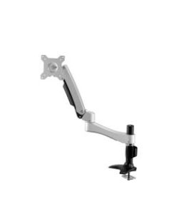 Amer Mounts Long Articulating Monitor Arm with Grommet Base for 15in-26in LCD/LED Screens - Supports up to 22lb monitors, +90/- 20 degree tilt and VESA 75/100