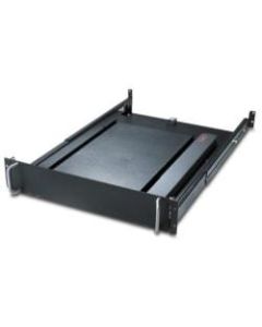 APC 19in Rotating Keyboard Drawer - 3.5in Height x 17.5in Width x 28in Depth - Black