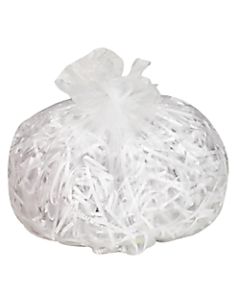 Genuine Joe 0.6 mil Trash Bags, 33 gal, 33inH x 40inW, Clear, 500 Bags