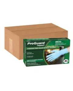 ProGuard General Purpose Nitrile Powder-free Gloves - X-Large Size - Nitrile - Blue - Ambidextrous, Puncture Resistant, Disposable, Powder-free, Allergen-free, Beaded Cuff, Comfortable, Textured Grip - For Chemical, Laboratory Application, Food Handl
