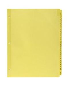 Sparco 1-31 Index Dividers, 8-1/2in x 11in, Buff