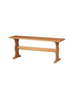 Linon Home Decor Products Jessica Bench, Honey Pine