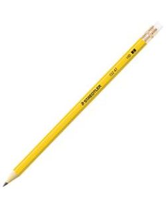 STAEDTLER Presharpened Pencils, Presharpened, #2HB, Yellow Barrel, Pack of 12