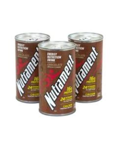 Nutrament Energy Nutrition Drinks, Chocolate, 12 Oz, Pack Of 12 Cans