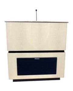 AmpliVox SN3030 - Coventry Lectern - 46in Height x 42in Width x 30in Depth - Lacquer, Cherry - Hardwood Solid