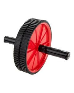 Mind Reader Ab Roller Wheel, 7-1/4inH x 9-1/2inW x 7-1/4inD, Red