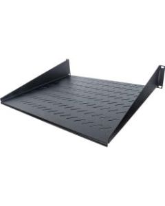 Intellinet Network Solutions 19 Inch Network Server Rack 15.7 In. (400 mm) 2U Cantilever Shelf - 2-Point Front Mount, Vented, Black"
