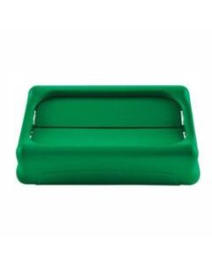 Rubbermaid Slim Jim Swing Lid, 5inH x 13-7/16inW x 20-1/2inD, Green