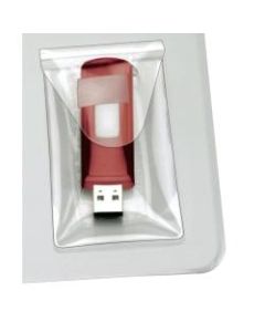 Cardinal Holdit! Clear USB Poly Pocket - Poly - Clear
